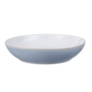 Denby Natural Denim Stoneware 35.5 Fl. Oz. Pasta Bowl, Blue